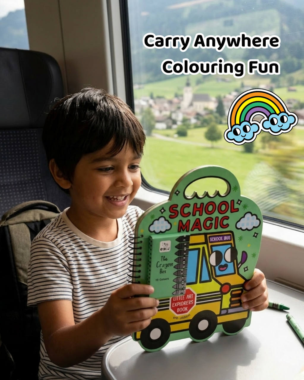 COLOURING BOOK - SCHOOL MAGIC