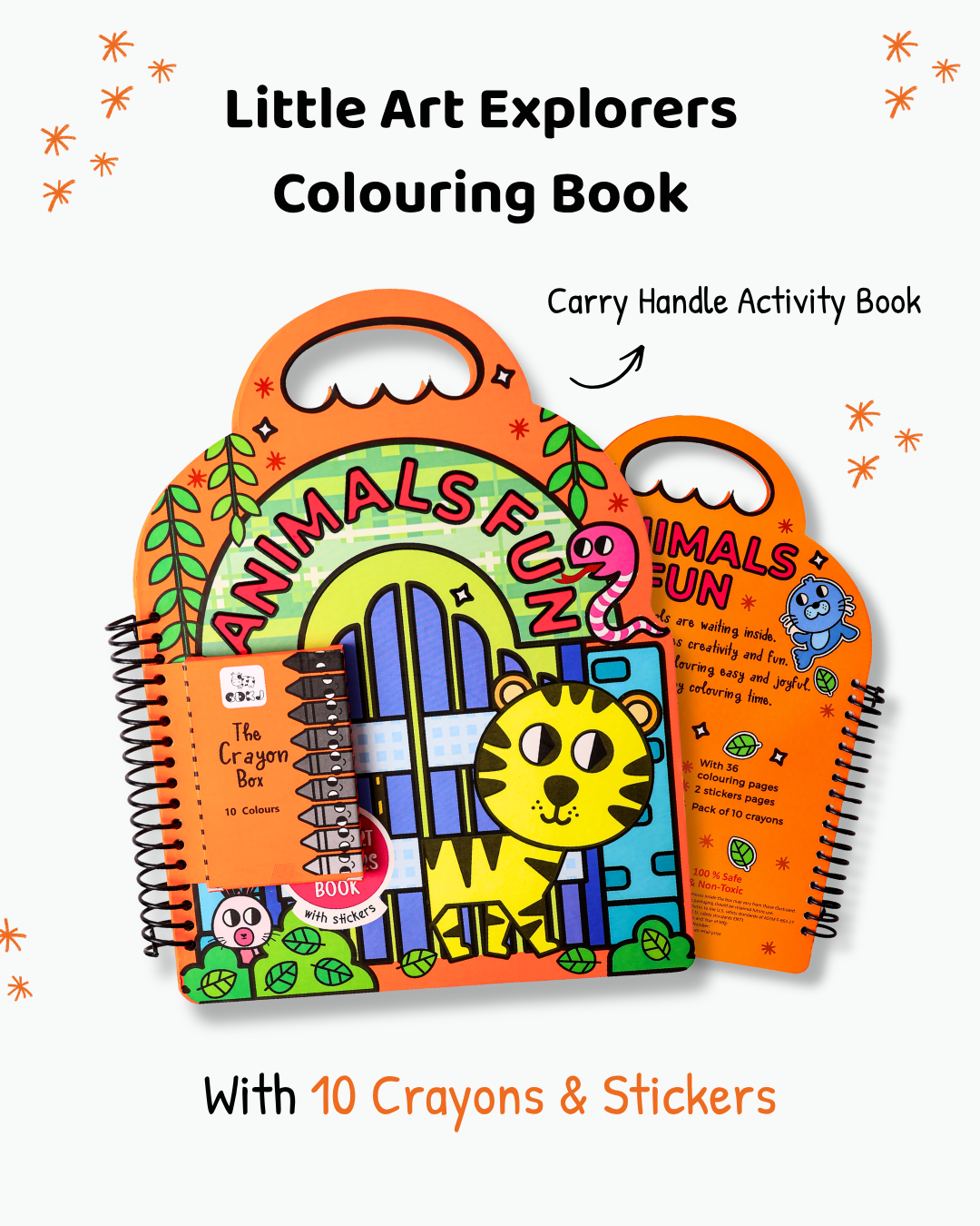 COLOURING BOOK - ANIMALS FUN