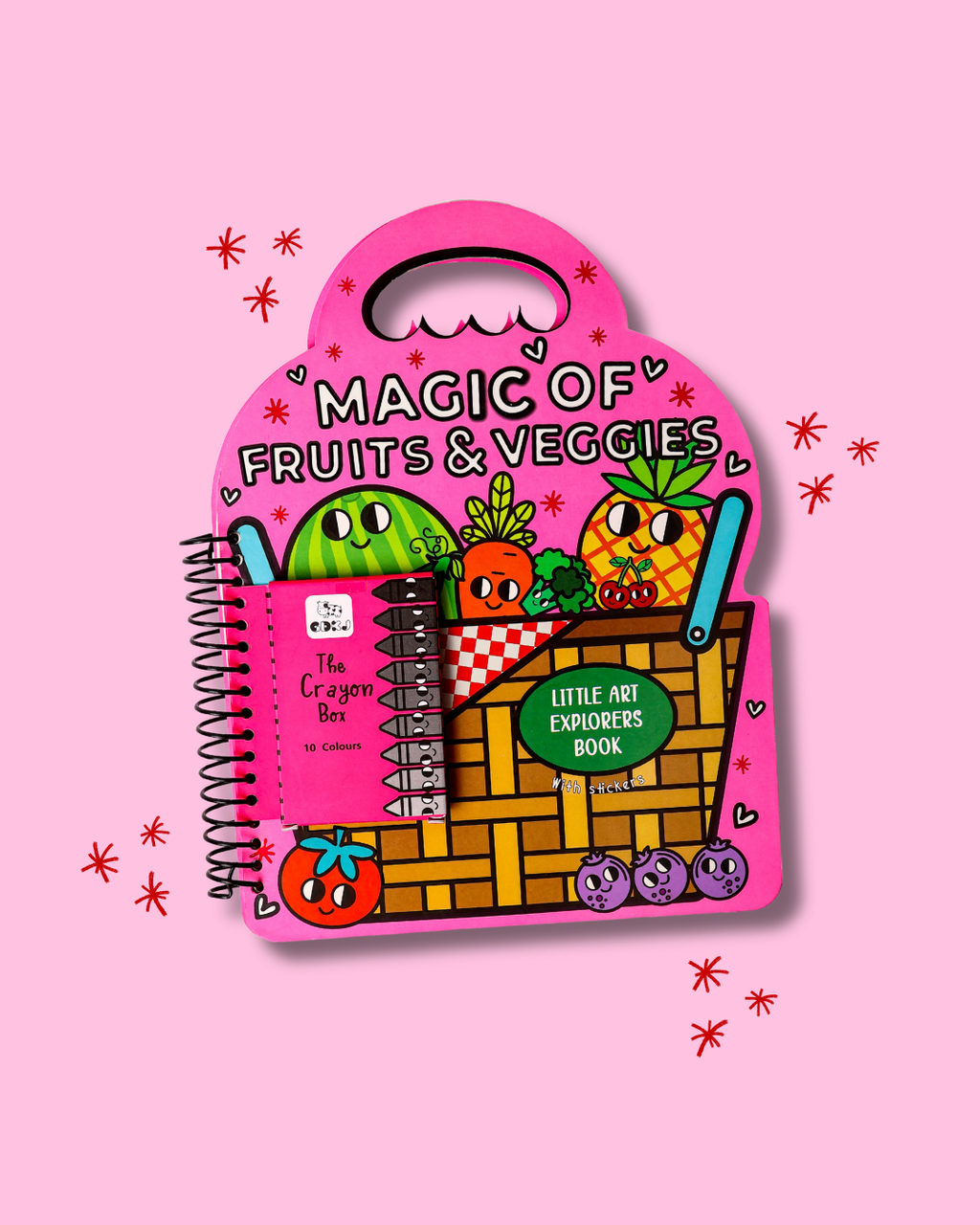 COLOURING BOOK - FRUITS & VEGGIES