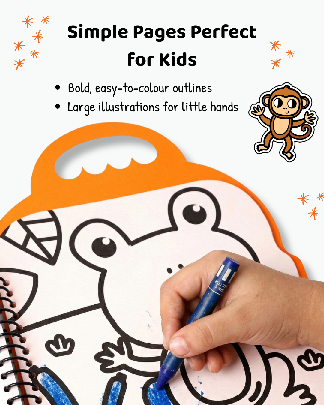 COLOURING BOOK - ANIMALS FUN