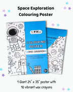 COLOURING POSTER - SPACE EXPLORATION