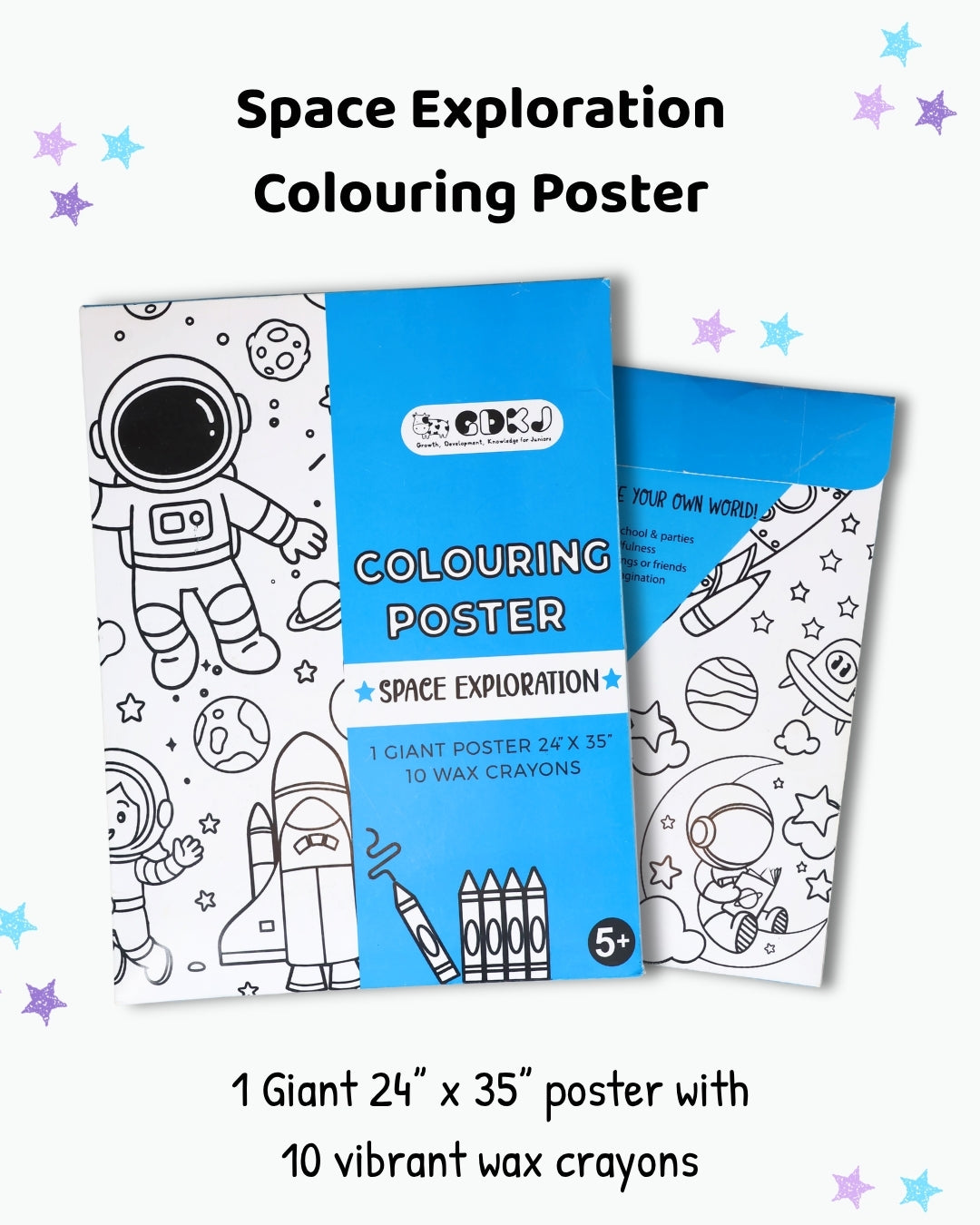 COLOURING POSTER - SPACE EXPLORATION