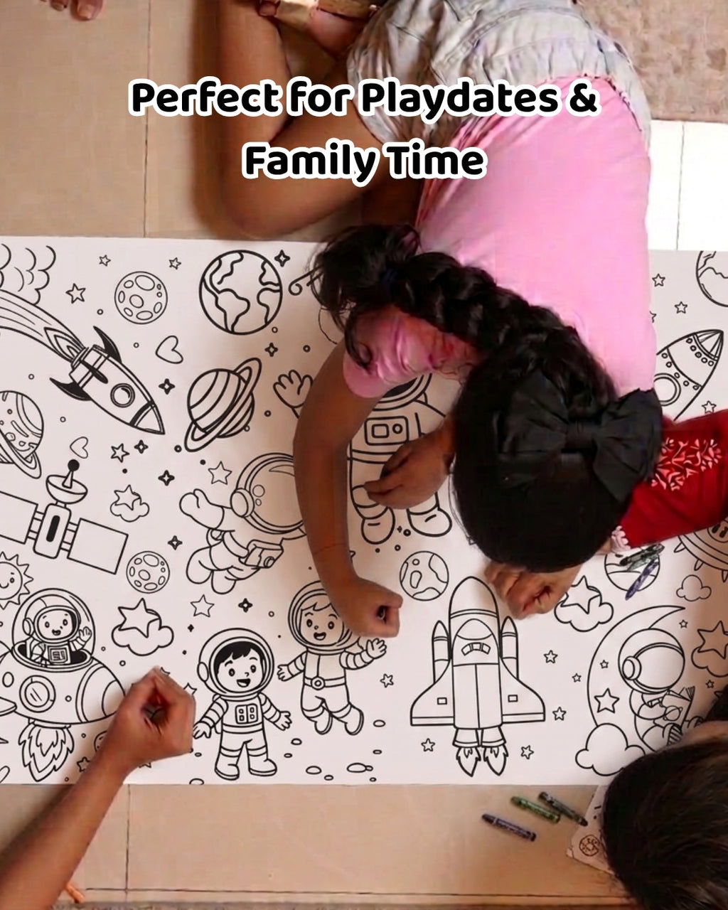 COLOURING POSTER - SPACE EXPLORATION