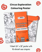 COLOURING POSTER - CIRCUS EXPLORATION