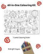 COLOURING POSTER - CIRCUS EXPLORATION