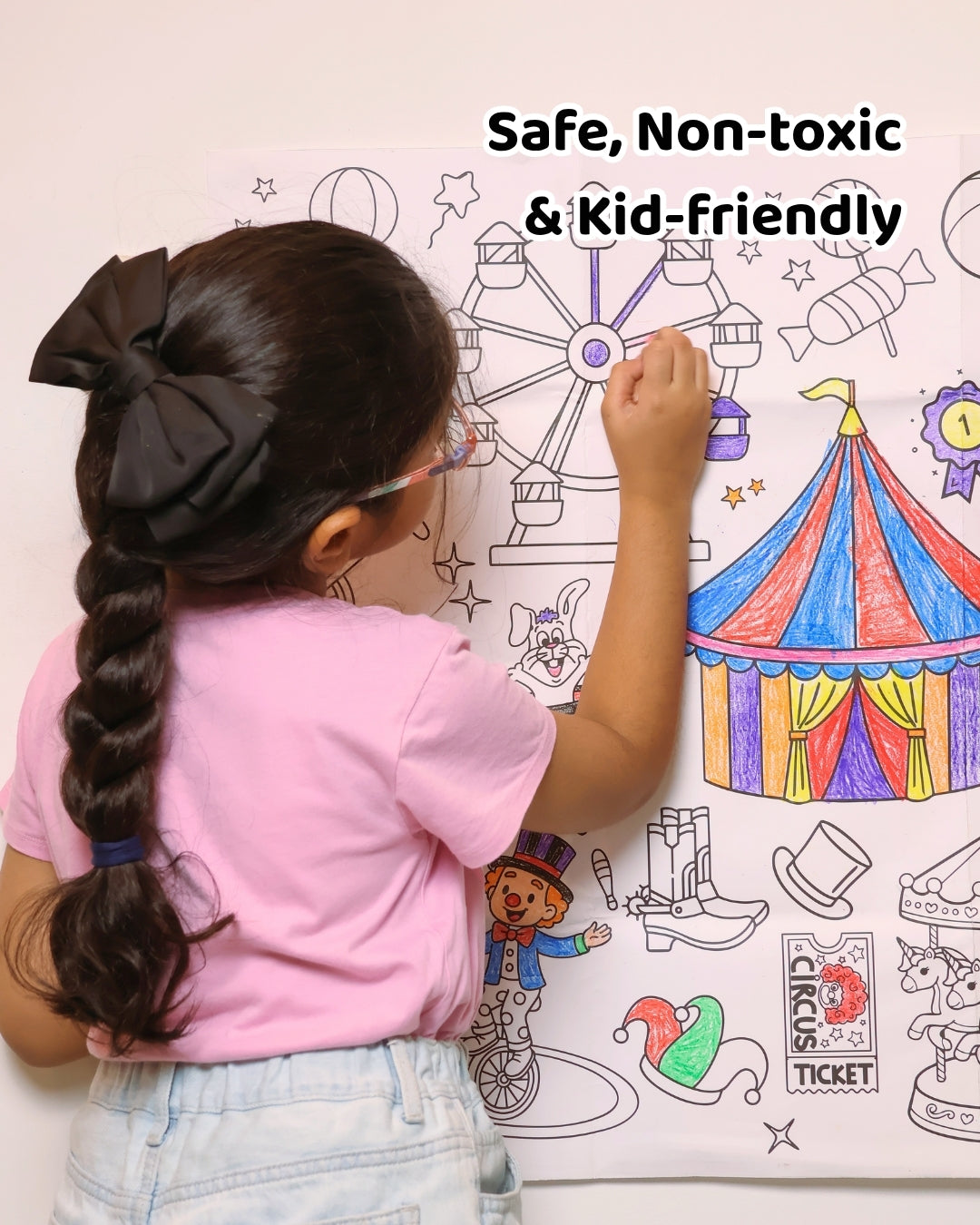 COLOURING POSTER - CIRCUS EXPLORATION