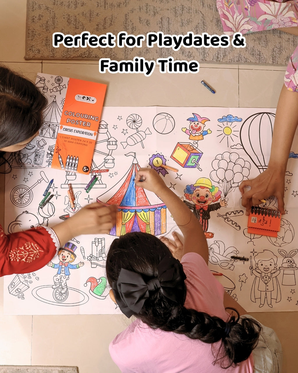 COLOURING POSTER - CIRCUS EXPLORATION