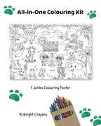 COLOURING POSTER - JUNGLE EXPLORATION