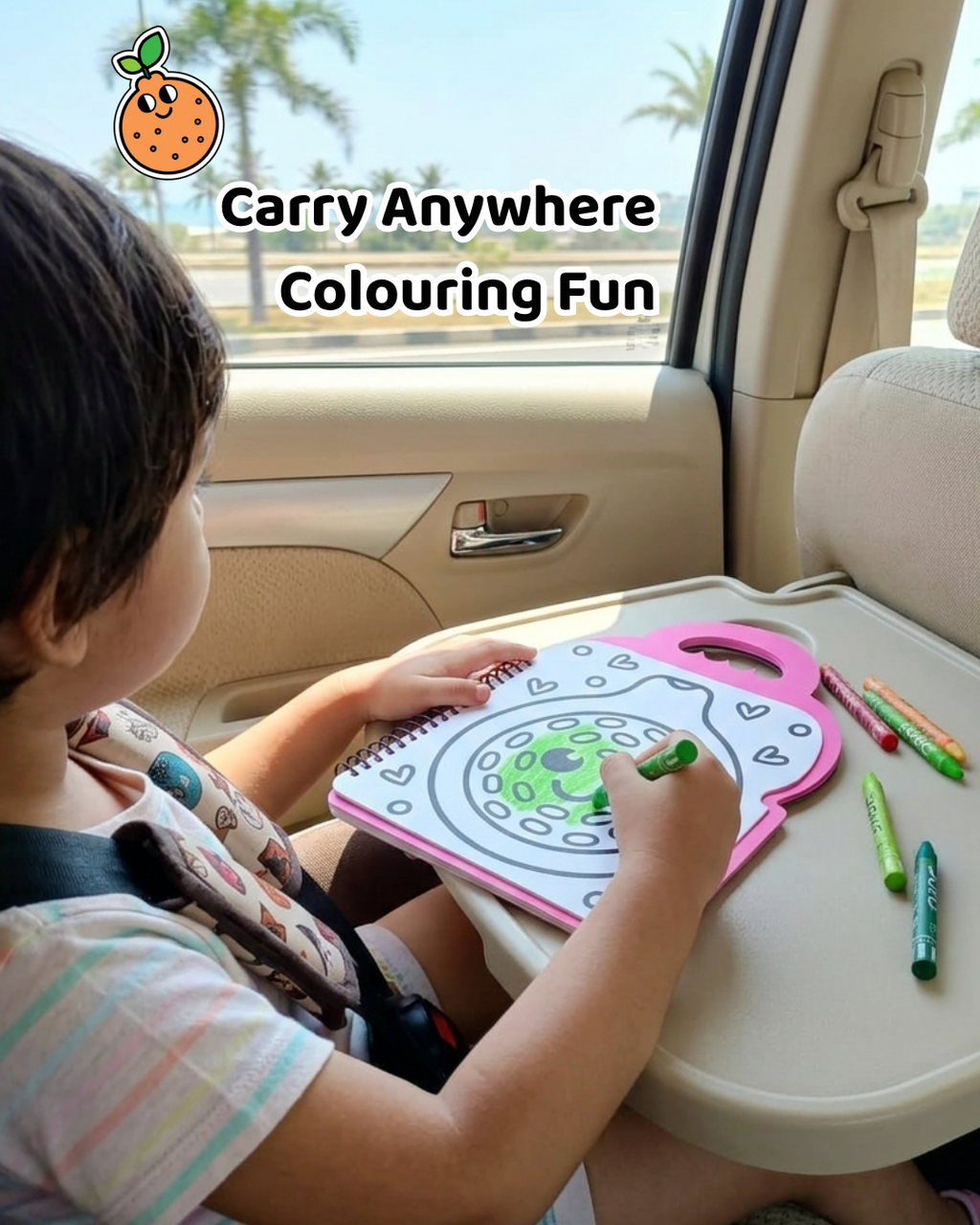 COLOURING BOOK - FRUITS & VEGGIES